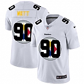 Nike Steelers 90 T.J. Watt White Shadow Logo Limited Jersey Yhua,baseball caps,new era cap wholesale,wholesale hats